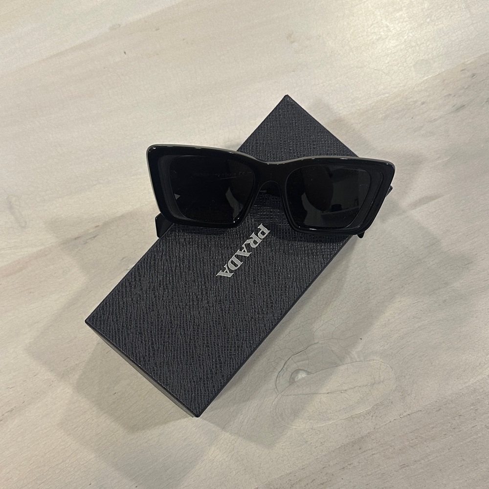 Prada Chic Black Square Sunglasses - image 1